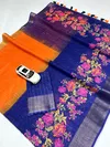 MG 571 Linen Digital Printed Fancy Surat Saree Wholesale Market